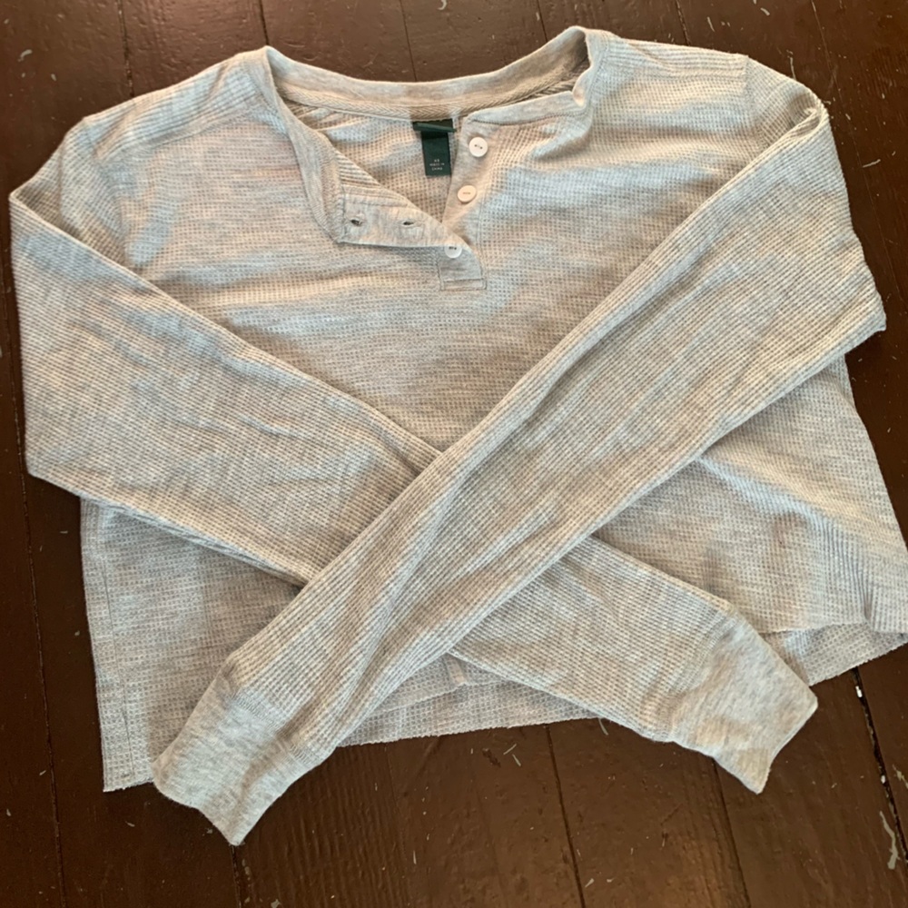 Wild Fable Cropped Henley